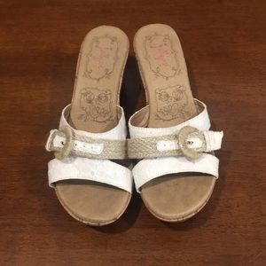 Jellypop Wedge Sandals Size 8